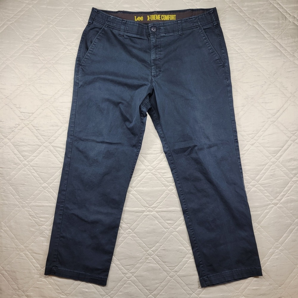 Lee X-treme Comfort blue chino pants size 38X29